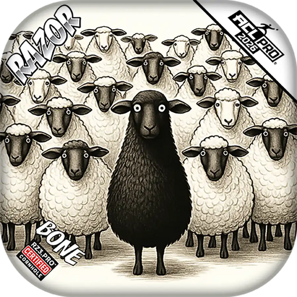Bone PRO | Black Sheep | ACL PRO Razor Cornhole Bags