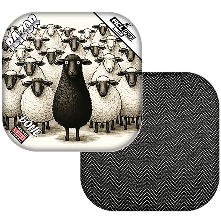 Bone | Black Sheep | ACL PRO Razor Cornhole Bags