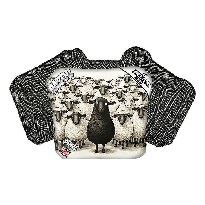 Bone | Black Sheep | ACL PRO Razor Cornhole Bags