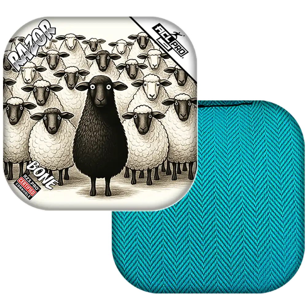 Bone | Black Sheep | ACL PRO Razor Cornhole Bags