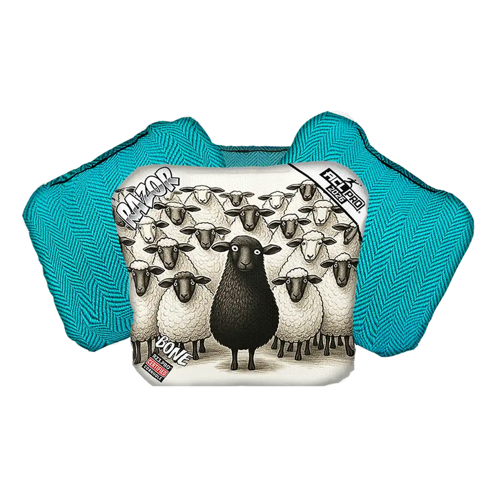 Bone | Black Sheep | ACL PRO Razor Cornhole Bags
