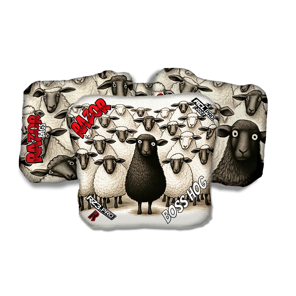 Boss Hog PRO Black Sheep Cornhole Bags