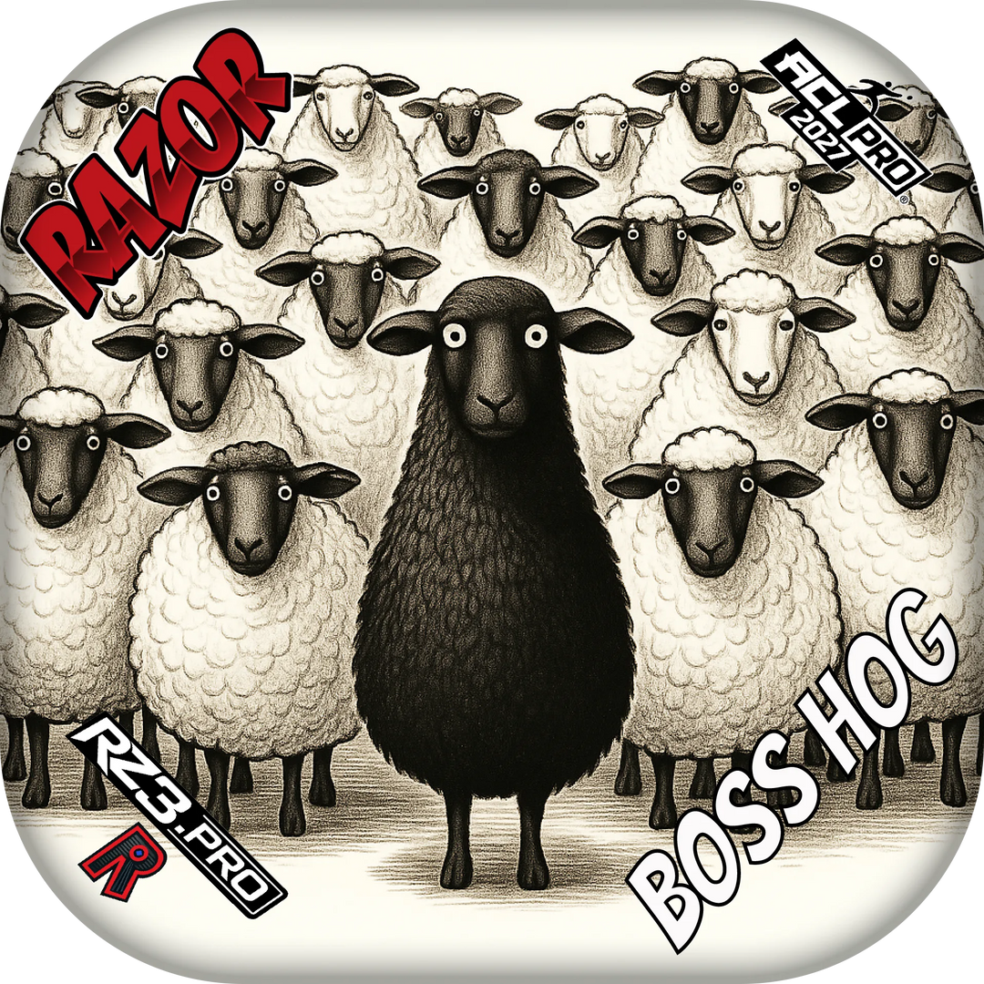 Boss Hog PRO Black Sheep Cornhole Bags
