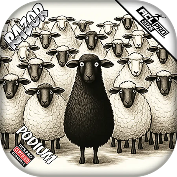 Podium PRO | Black Sheep | ACL PRO Razor Cornhole Bags