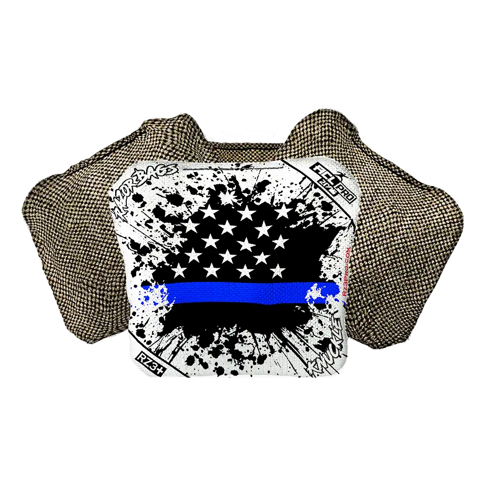 Knuckle | Blue Line Flag | ACL PRO Razor Cornhole Bags