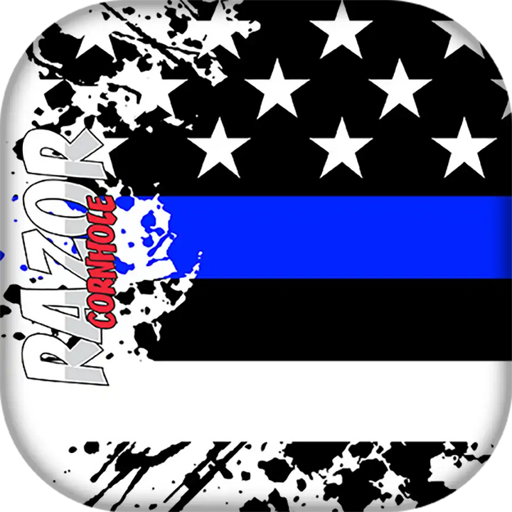 Boss Hog PRO | Blue Line Flag | ACL PRO Razor Cornhole Bags