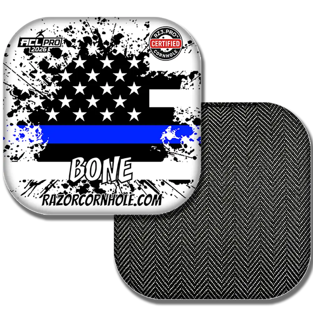 Bone PRO | Blue Line Flag | ACL PRO Razor Cornhole Bags