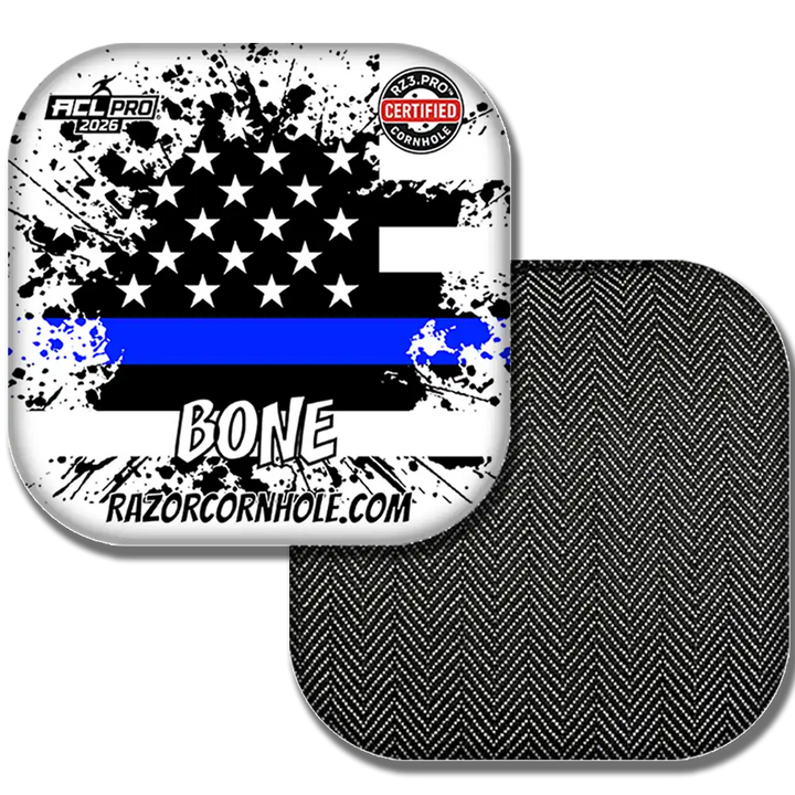 Bone PRO | Blue Line Flag | ACL PRO Razor Cornhole Bags