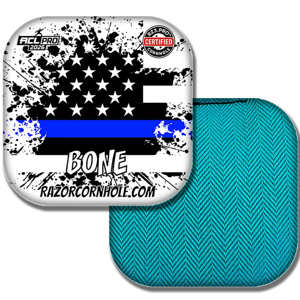 Bone PRO | Blue Line Flag | ACL PRO Razor Cornhole Bags