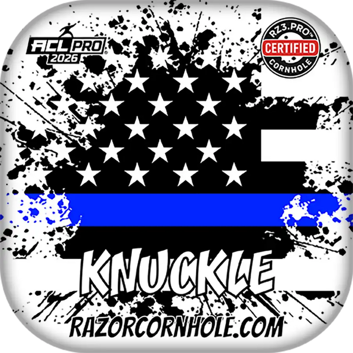 Knuckle PRO | Blue Line Flag | ACL PRO Razor Cornhole Bags