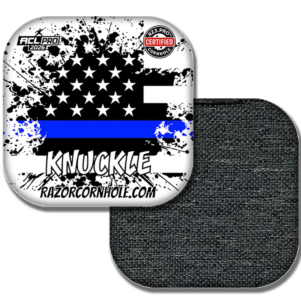 Knuckle PRO | Blue Line Flag | ACL PRO Razor Cornhole Bags