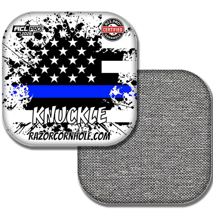 Knuckle PRO | Blue Line Flag | ACL PRO Razor Cornhole Bags