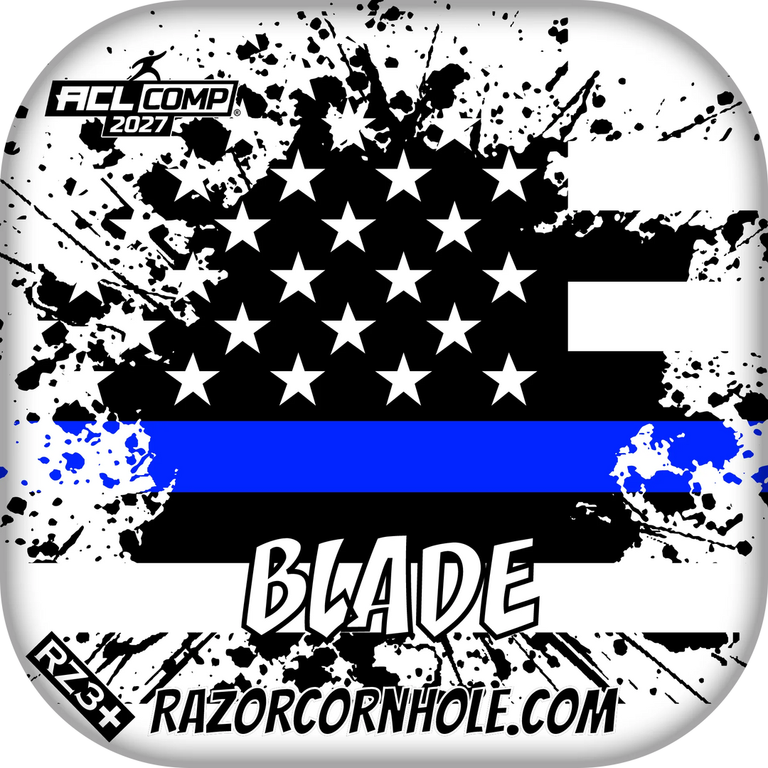 Blade COMP Blue Line Flag Cornhole Bags