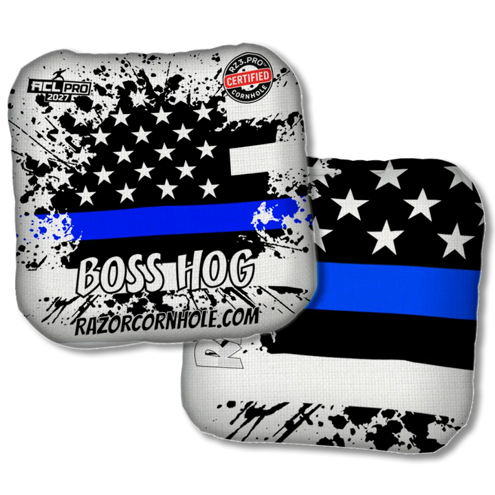 Boss Hog PRO Blue Line Flag Product View