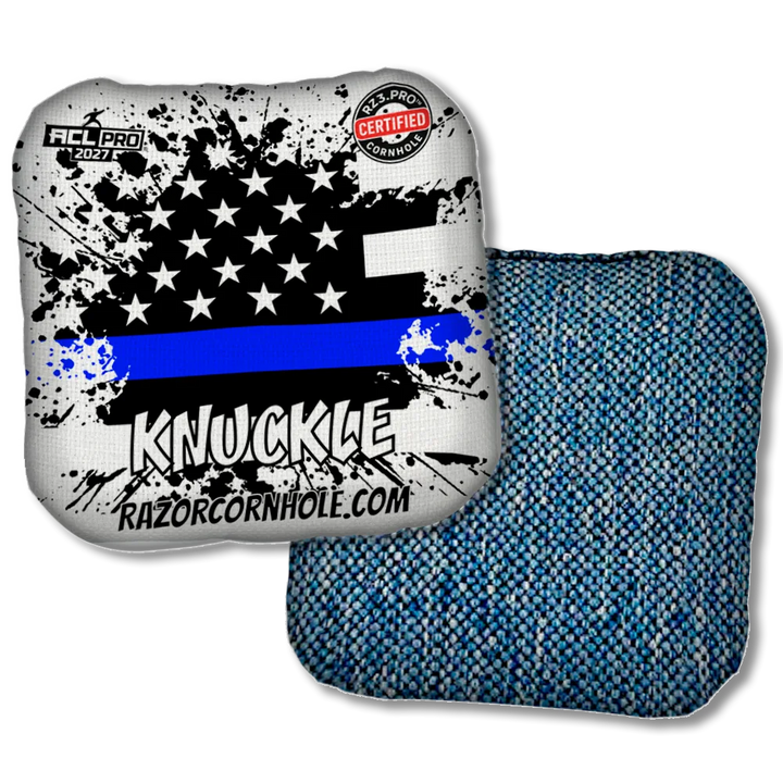 Knuckle PRO Blue Line Flag Blue Back Product View