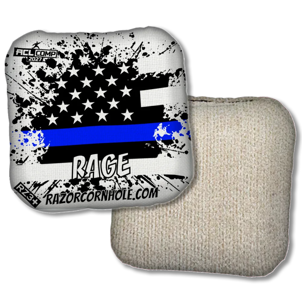 Rage COMP Blue Line Flag Tan Back Product View