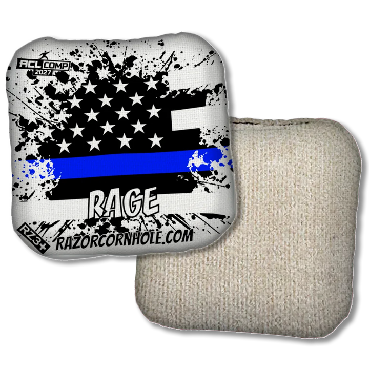 Rage COMP Blue Line Flag Tan Back Product View
