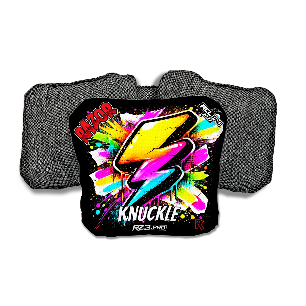 Knuckle PRO Bolt SP Gray Back Cornhole Bags