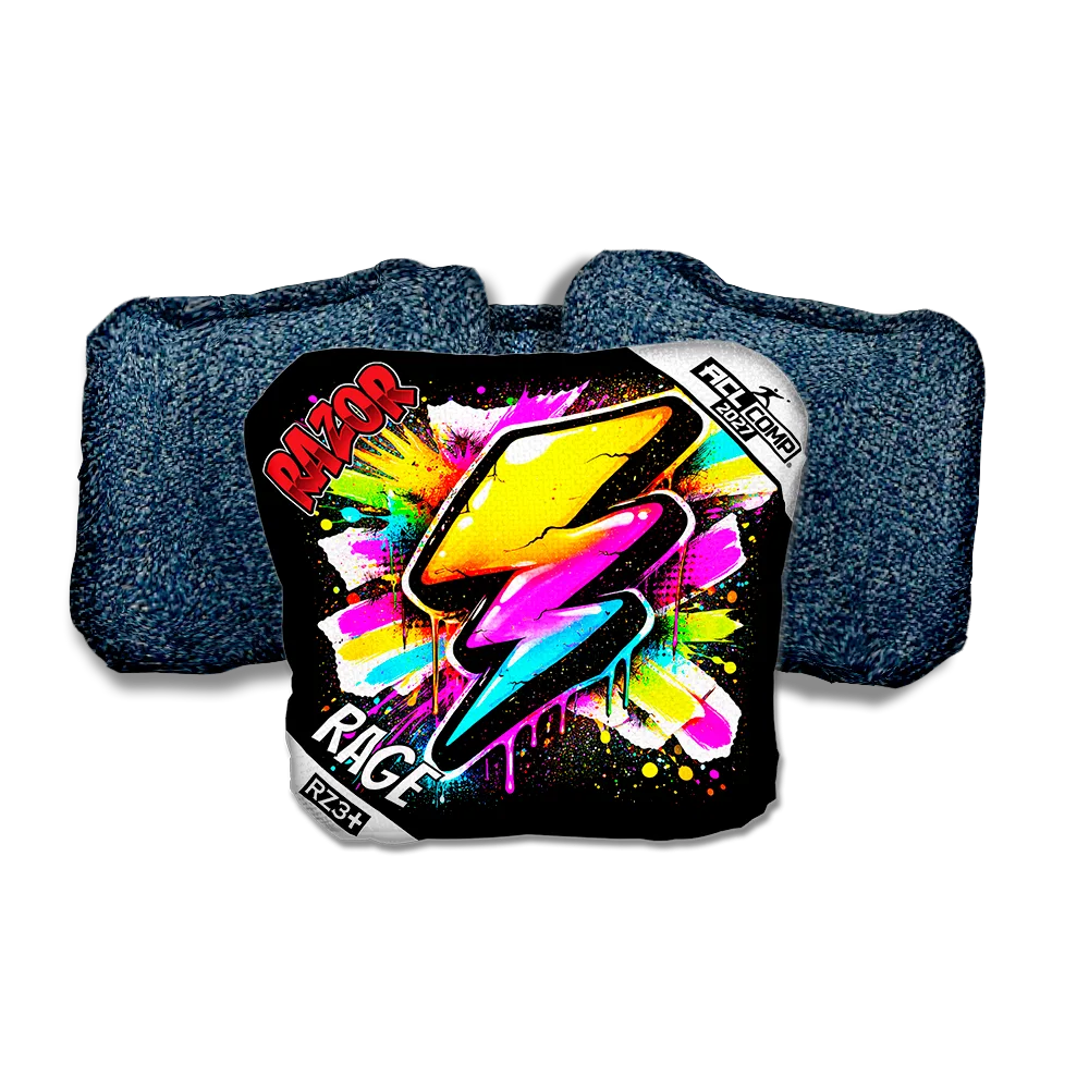 Rage COMP Bolt SP Blue Back Cornhole Bags