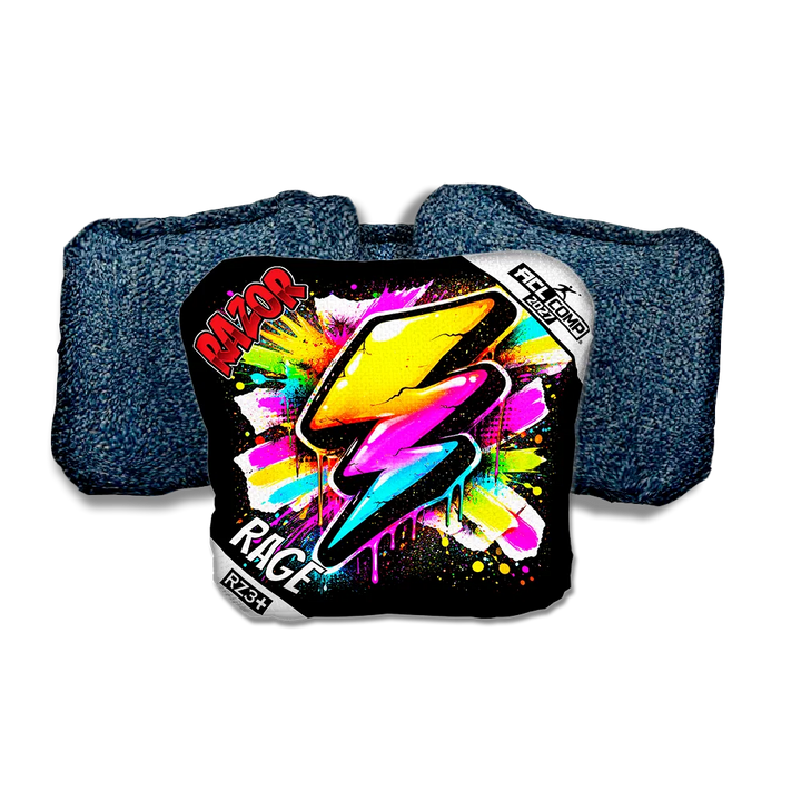 Rage COMP Bolt SP Blue Back Cornhole Bags