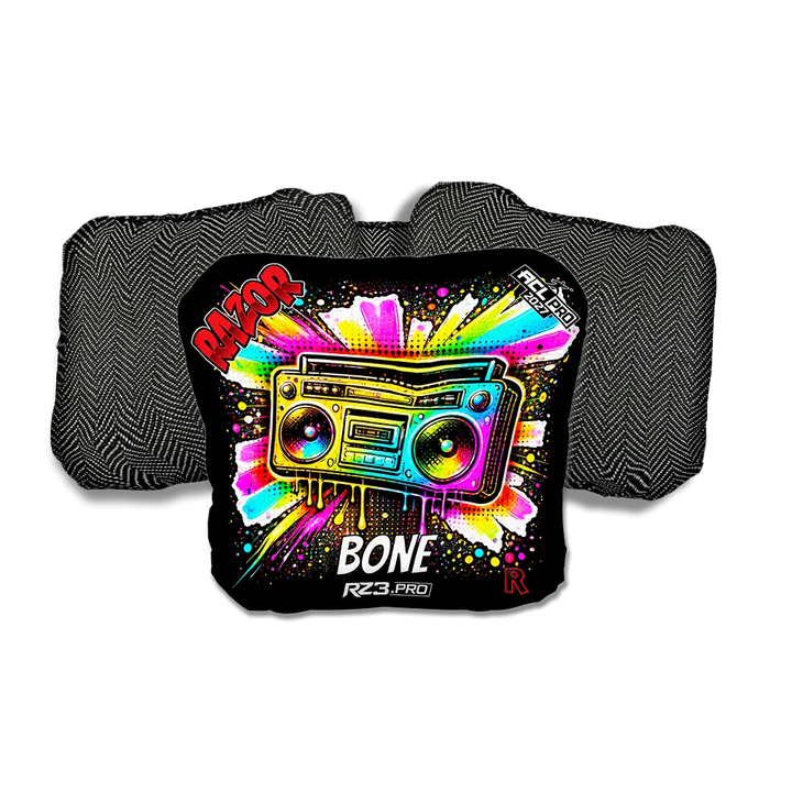 Bone PRO Boom Box SP Black Back Cornhole Bags