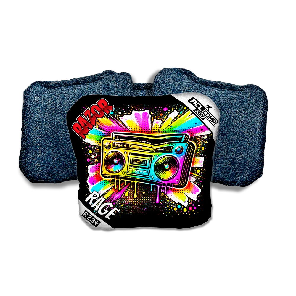 Rage COMP Boom Box SP Blue Back Cornhole Bags