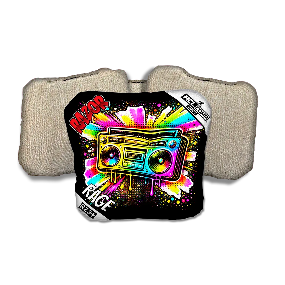 Rage COMP Boom Box SP Tan Back Cornhole Bags