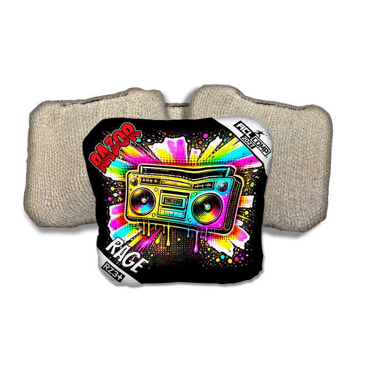 Rage COMP Boom Box SP Tan Back Cornhole Bags