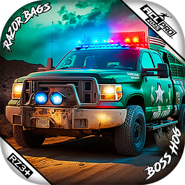 Boss Hog | Hero Border Patrol | ACL PRO Cornhole Bags by Razor Bags (Razor Cornhole)