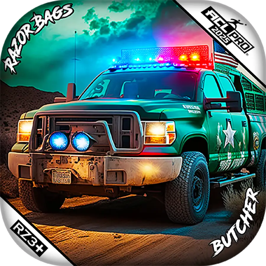 Butcher | Hero Border Patrol | ACL PRO Cornhole Bags by Razor Bags (Razor Cornhole)