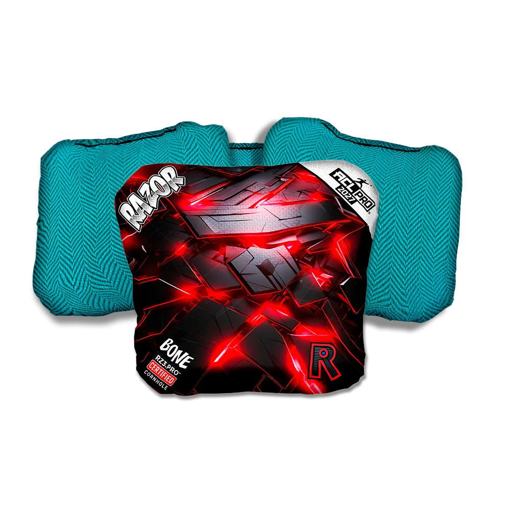 Bone PRO Breakout Teal Back Cornhole Bags