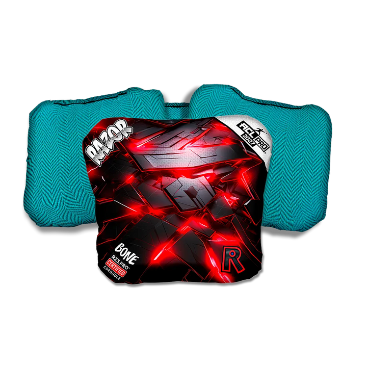 Bone PRO Breakout Teal Back Cornhole Bags