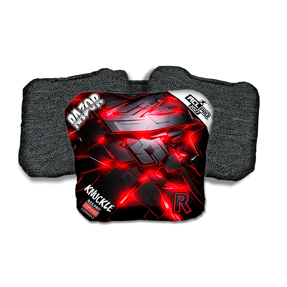 Knuckle PRO Breakout Black Back Cornhole Bags