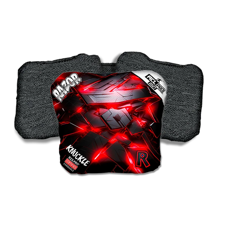 Knuckle PRO Breakout Black Back Cornhole Bags