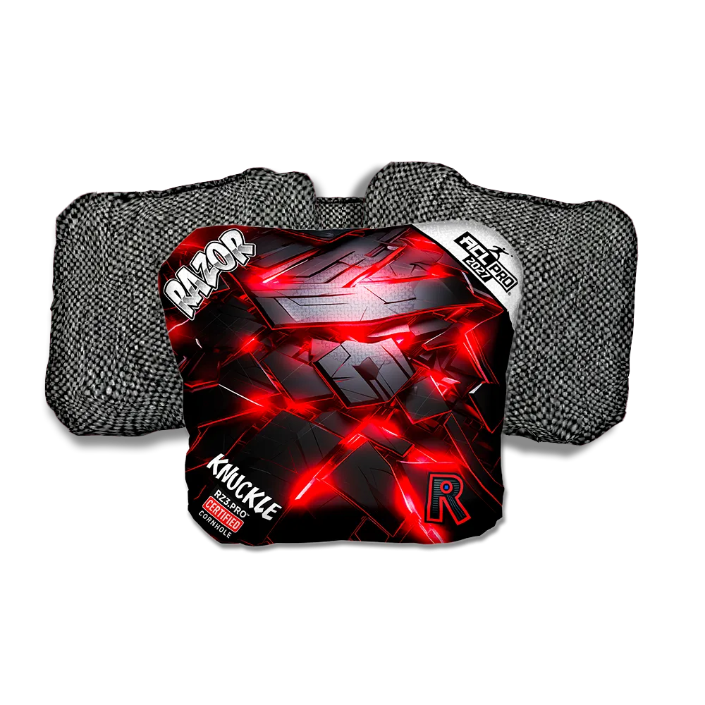 Knuckle PRO Breakout Gray Back Cornhole Bags