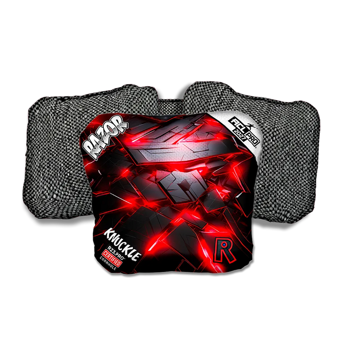 Knuckle PRO Breakout Gray Back Cornhole Bags