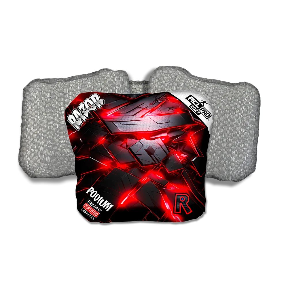 Podium PRO Breakout Silver Back Cornhole Bags