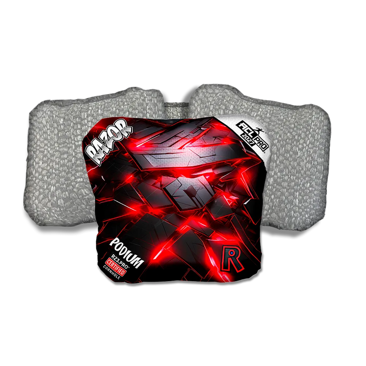 Podium PRO Breakout Silver Back Cornhole Bags