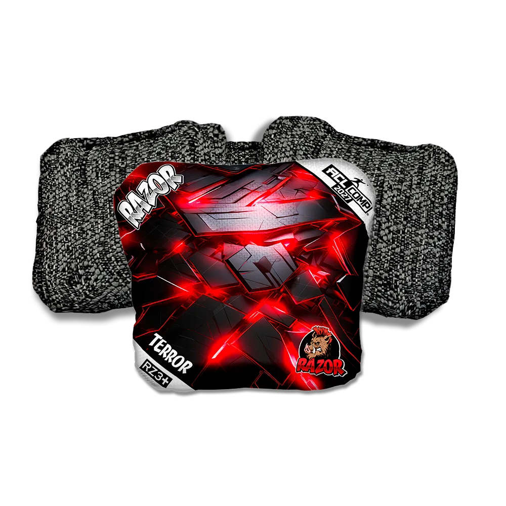 Terror COMP Breakout Black Back Cornhole Bags