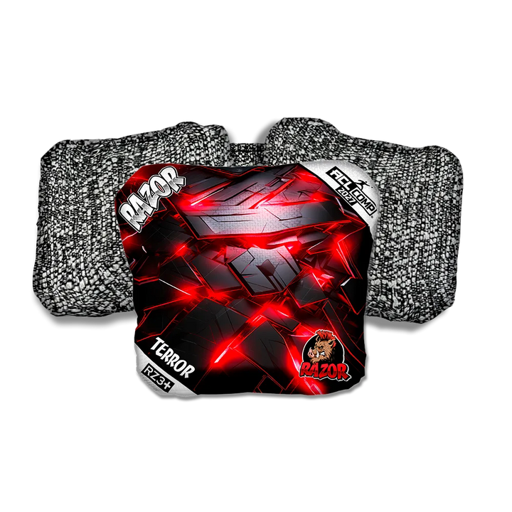 Terror COMP Breakout Salt Pepper Back Cornhole Bags