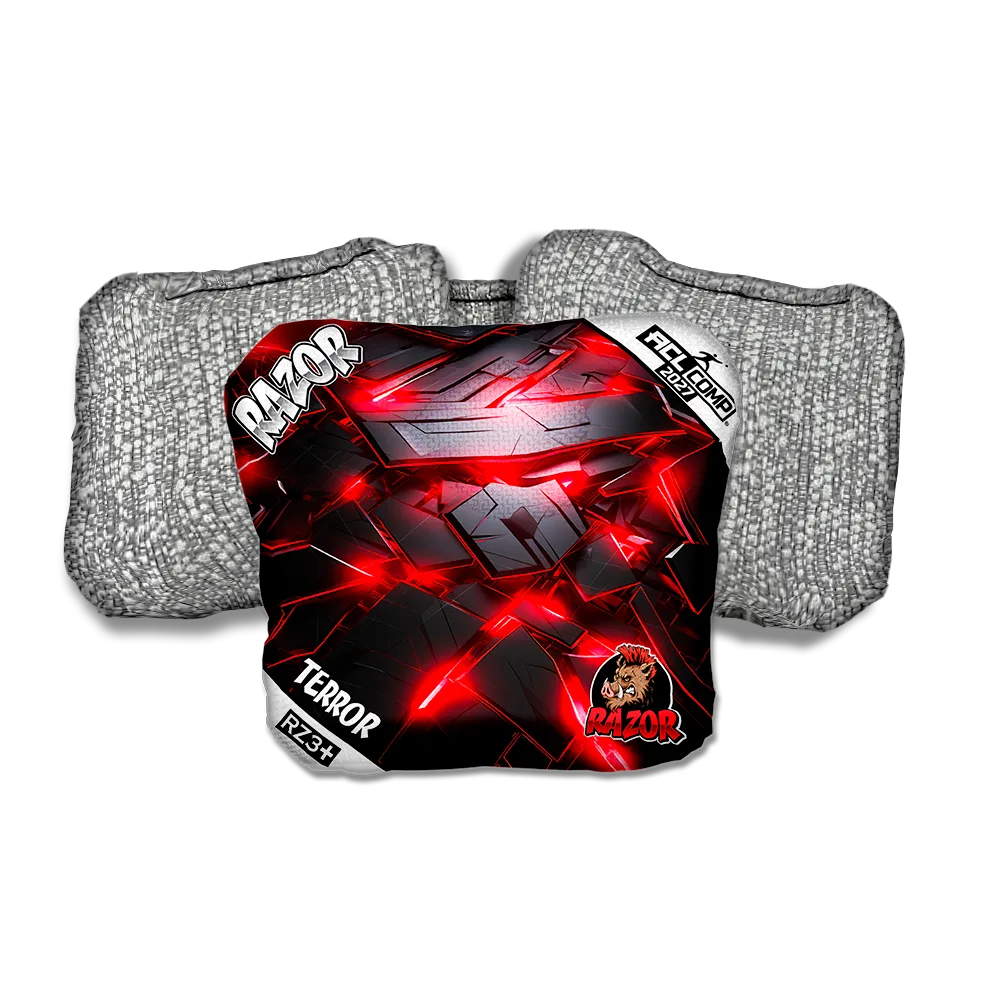 Terror COMP Breakout Silver Back Cornhole Bags