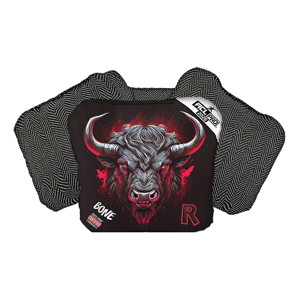Bone | Buffalo Black Series | ACL PRO Razor Cornhole Bags