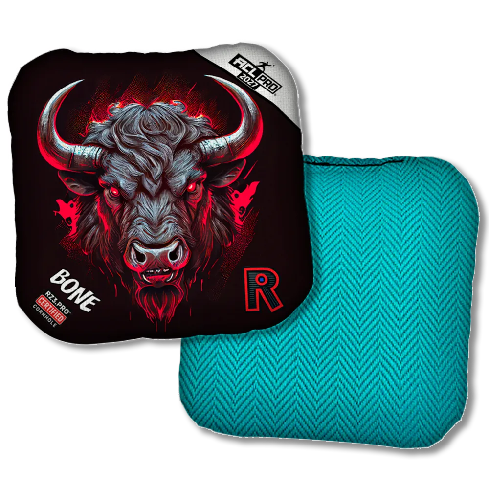 Bone PRO Buffalo Black Series Teal Back Product View