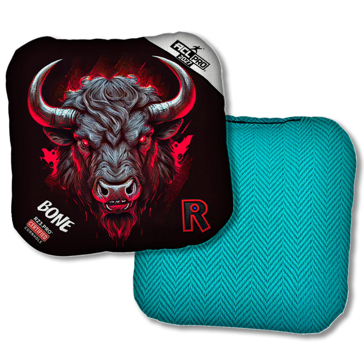 Bone PRO Buffalo Black Series Teal Back Product View