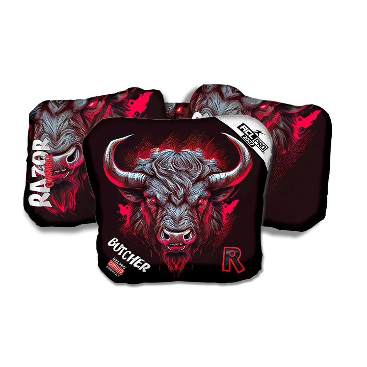 Butcher PRO Buffalo Black Series Cornhole Bags