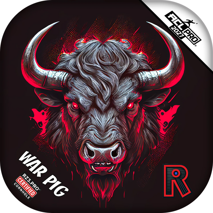 War Pig PRO Buffalo Black Series Cornhole Bags