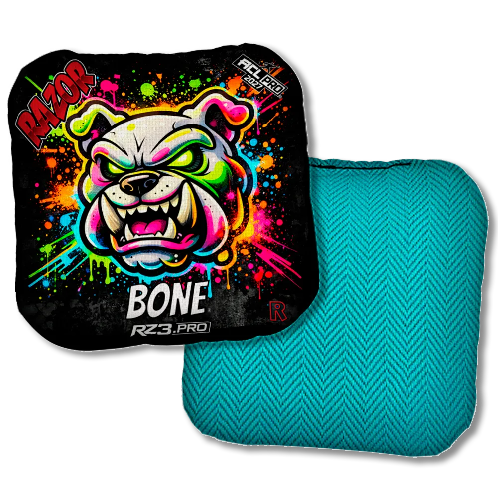 Bone PRO Bulldog SP Teal Back Product View