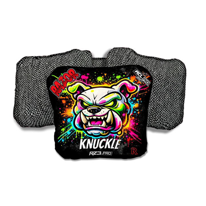 Knuckle PRO Bulldog SP Gray Back Cornhole Bags