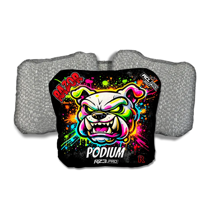 Podium PRO Bulldog SP Silver Back Cornhole Bags