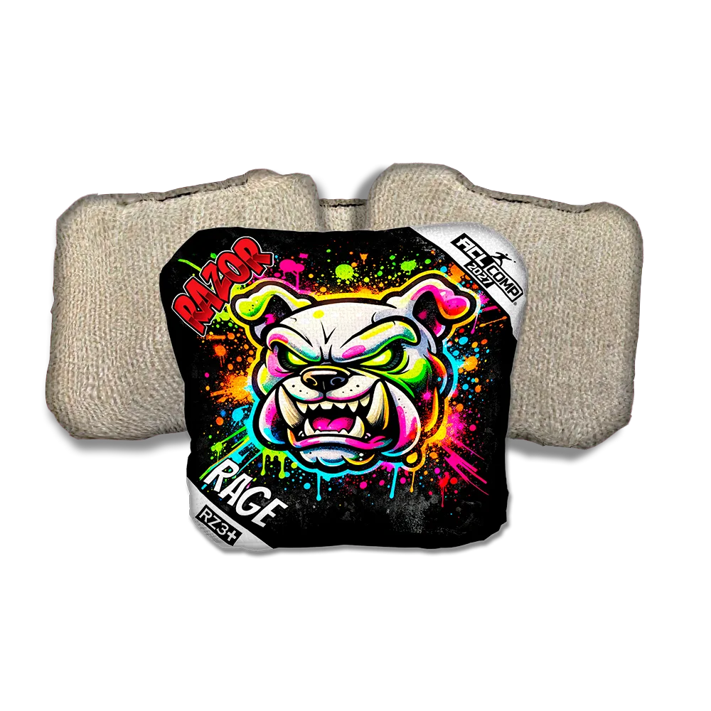 Rage COMP Bulldog SP Tan Back Cornhole Bags